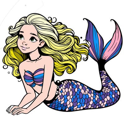 a realistic mermaid