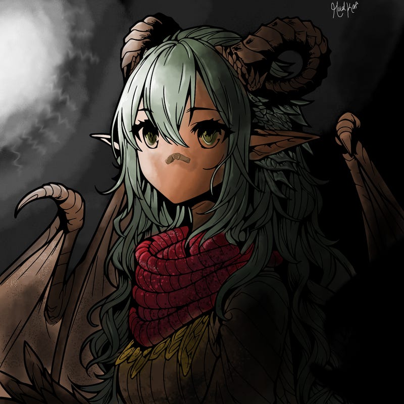 dragon girl realistic fantasy