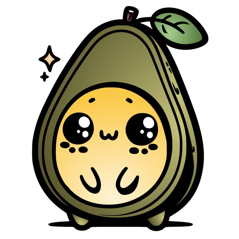cute avocado