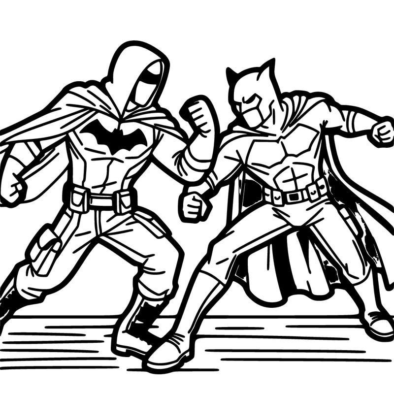 batman and superman fight