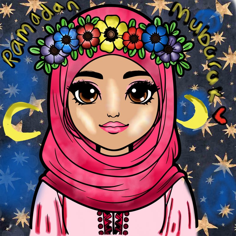 realistic girl with flower crown