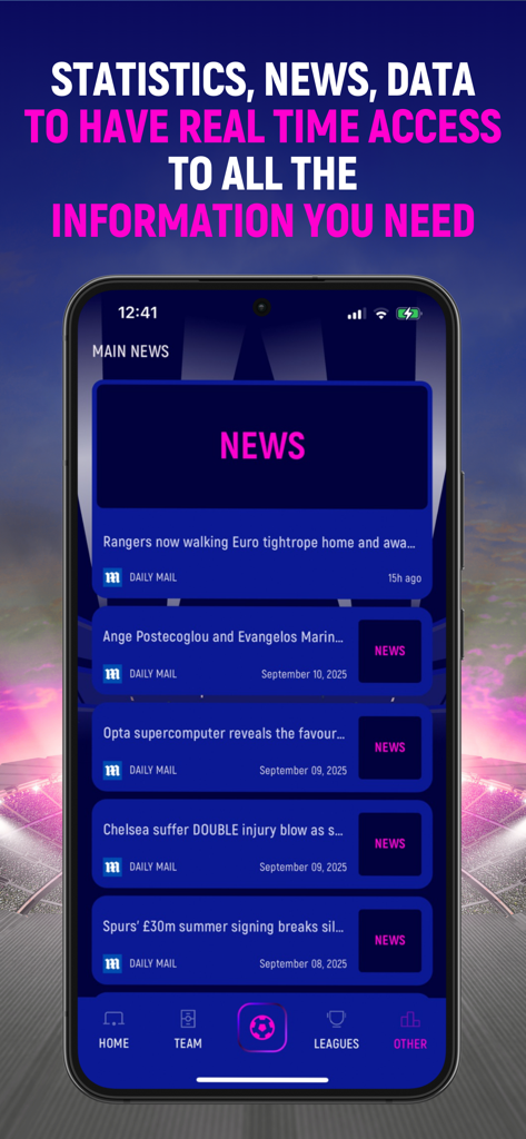 FantaMaster Champions - Real time football news and data feed in the FantaMaster Champions fantasy app