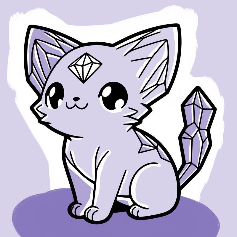 crystal kitten