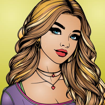 detailed realistic girl