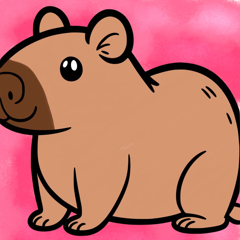 cute capybara