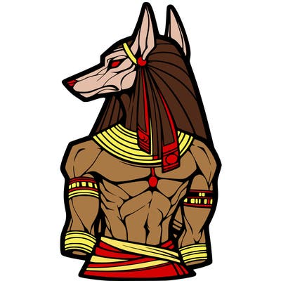 anubis in human form