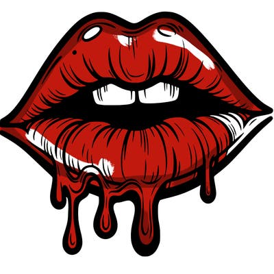 lips that look realistic and drip