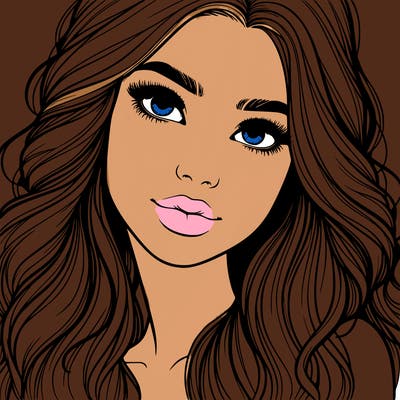 beautiful realistic girl