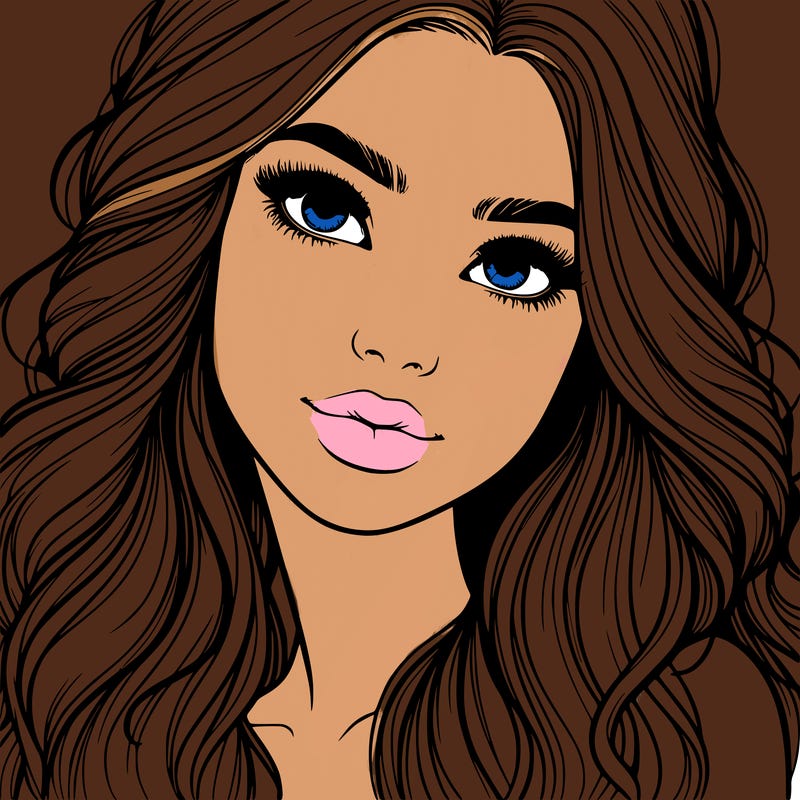 beautiful realistic girl