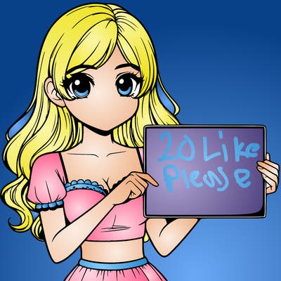 realistic pretty girl holding blank sign