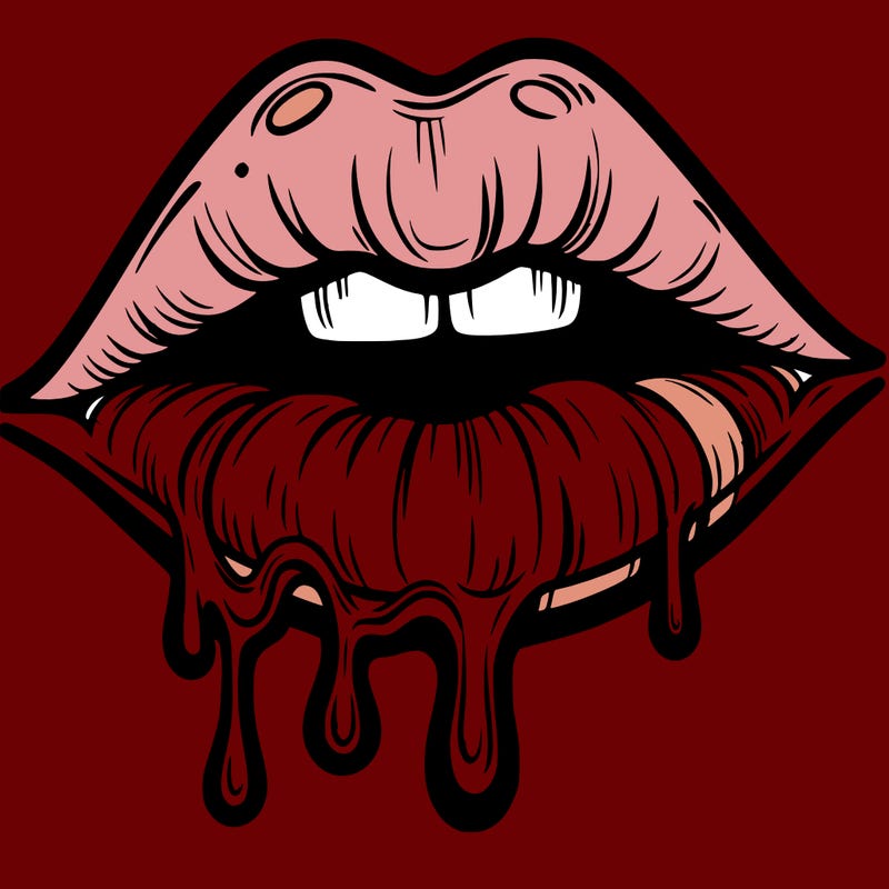 lips that look realistic and drip