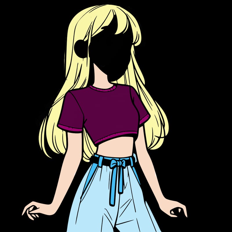 girl in a cute crop top