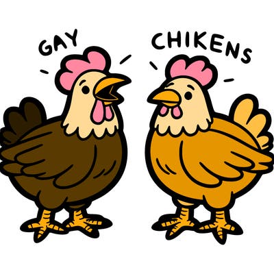 gay chickens