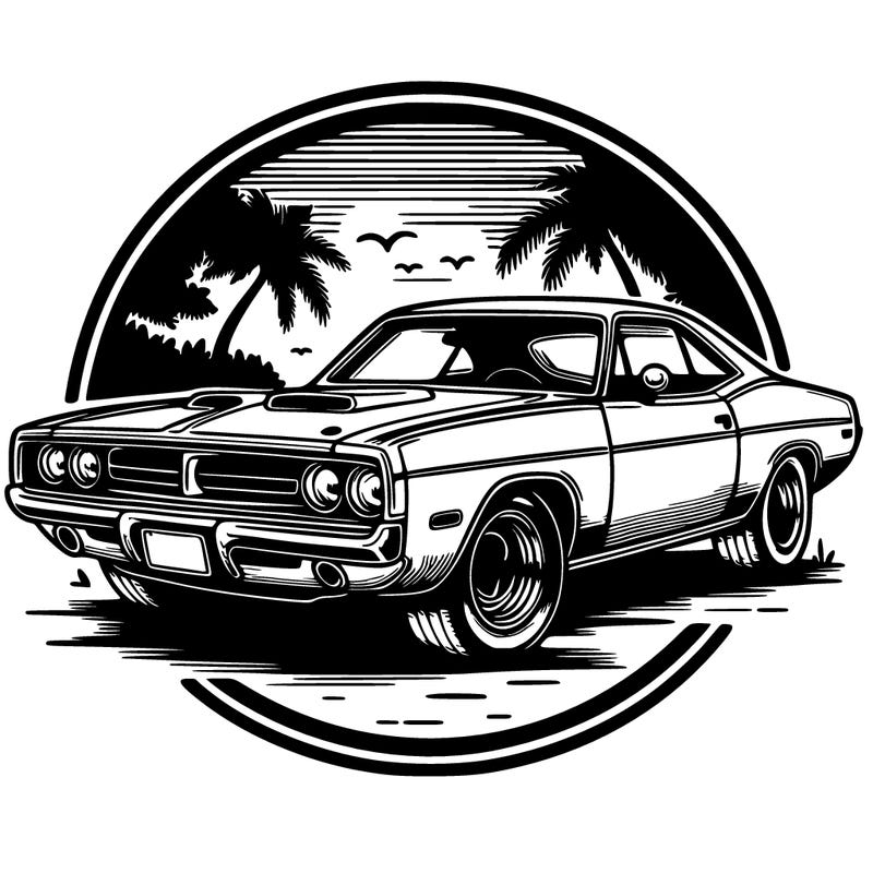 old muscle car