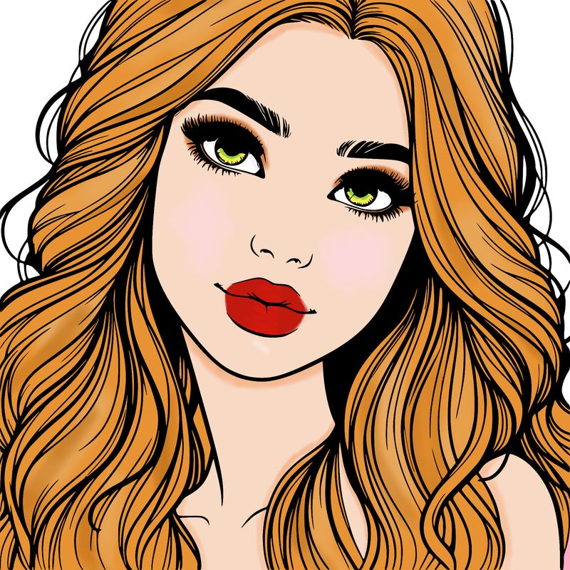 beautiful realistic girl