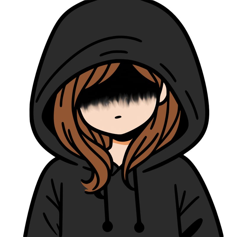 girl with hoodie