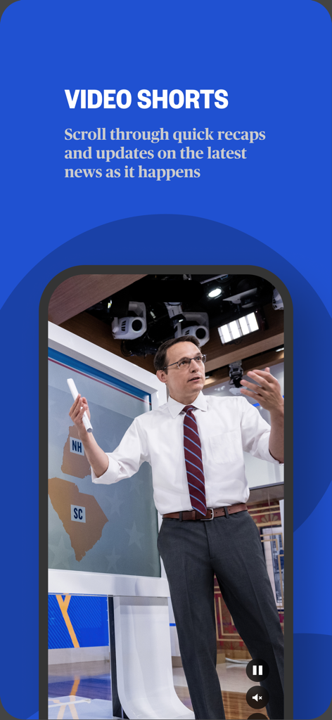 NBC News app video shorts featuring election analyst Steve Kornacki