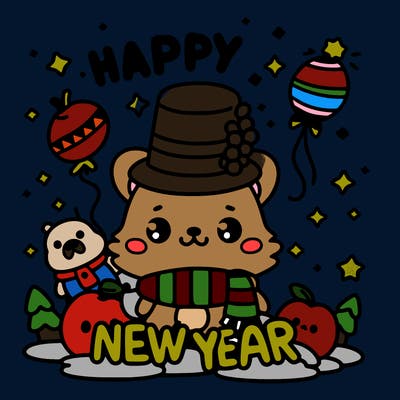 message : happy new year