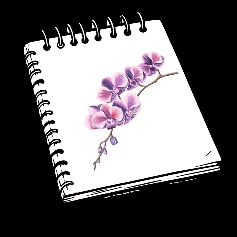 a blank sketch pad