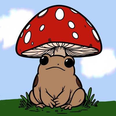 mushroom frog