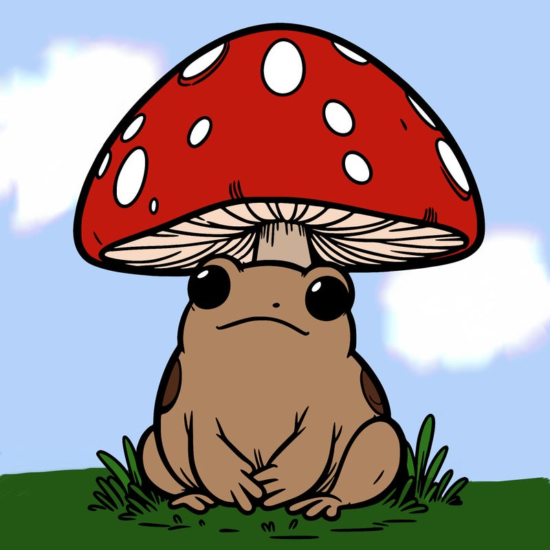mushroom frog