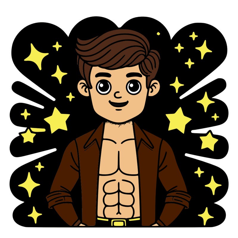 popular boy with abs