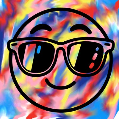 emoji with sunglasses