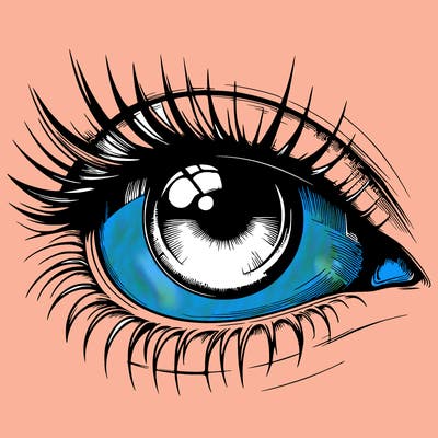 realistic eye