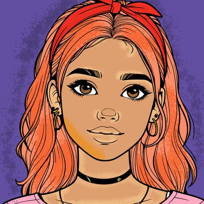 realistic teenage girl
