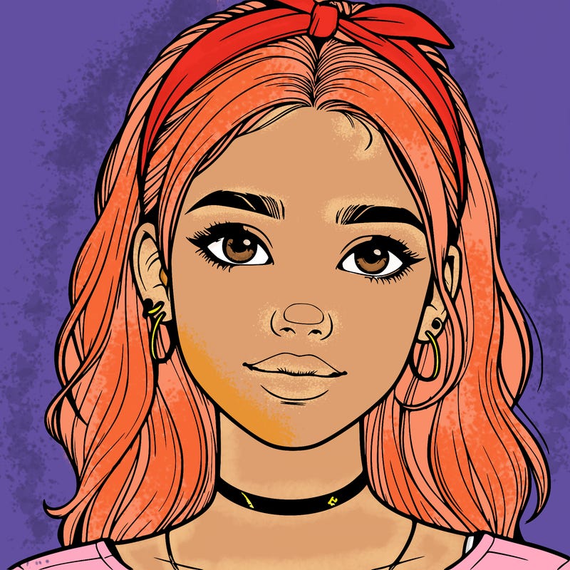 realistic teenage girl