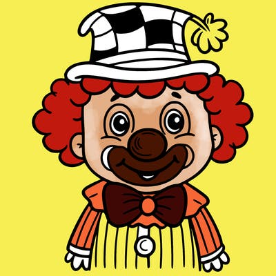 a clown
