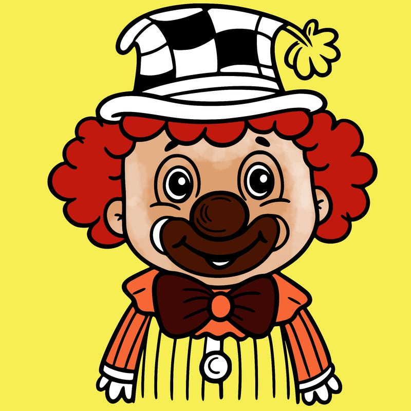 a clown