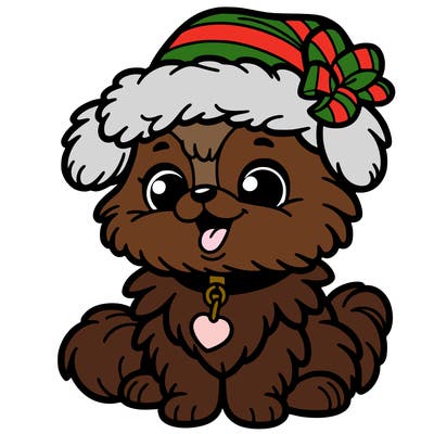 christmas,cheerful,santander pet version