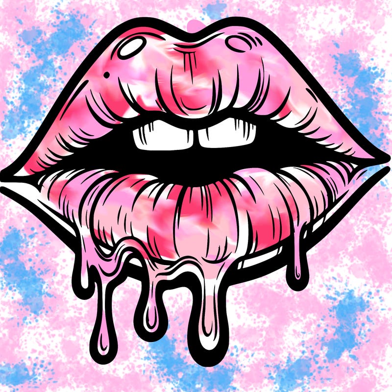 lips that look realistic and drip
