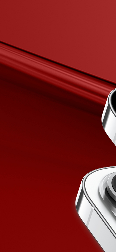 Equity Online for Business - Abstract deep red background with a metallic device corner for Equity Online for Business app