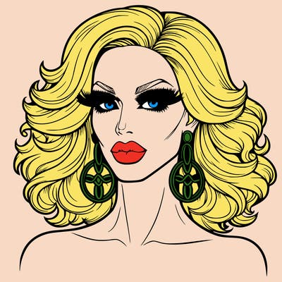 realistic drag queen