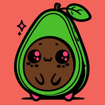 cute avocado