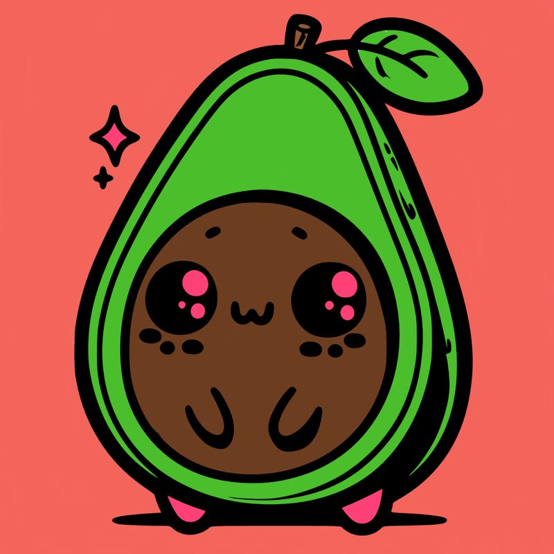 cute avocado