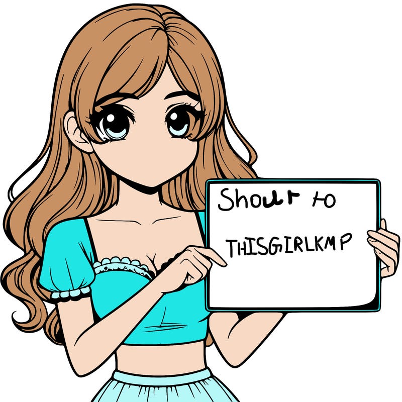 realistic pretty girl holding blank sign
