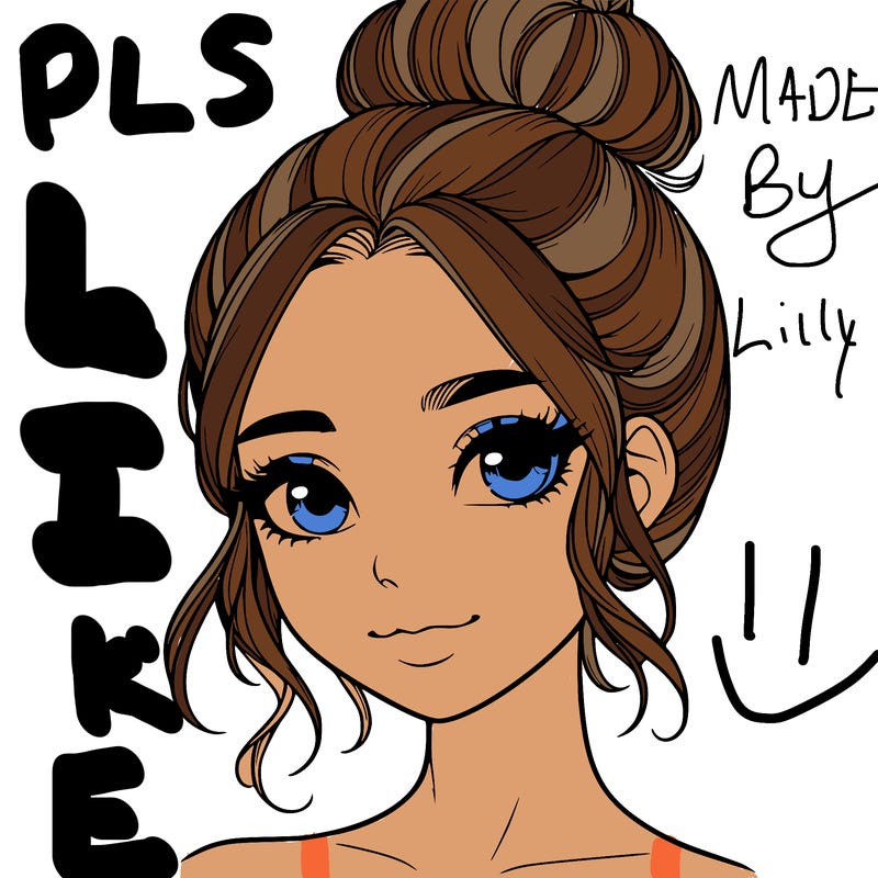 realistic pretty girl with hair in bun