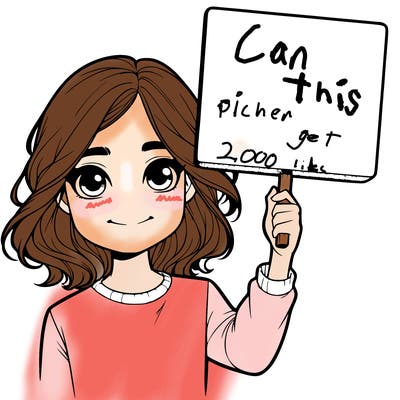 realistic girl holding up a sign