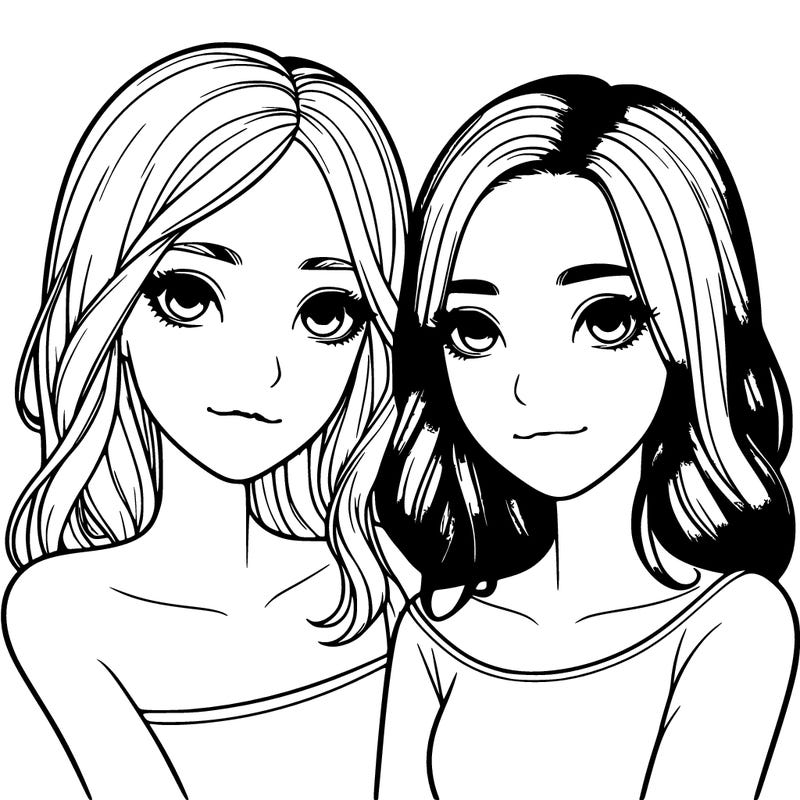 two realistic girls