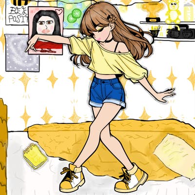 realistic girl danceing