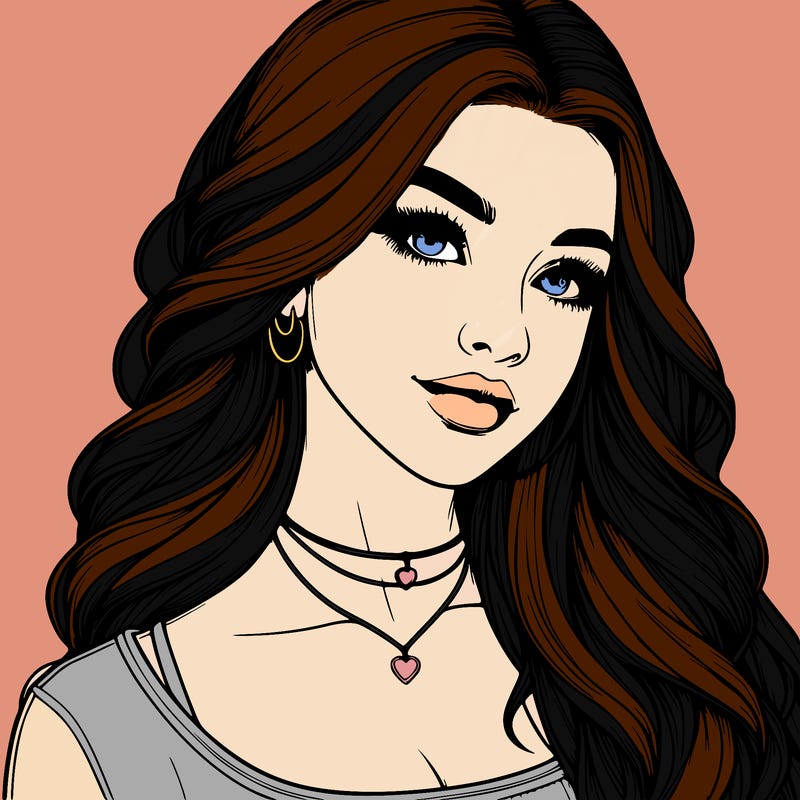 detailed realistic girl