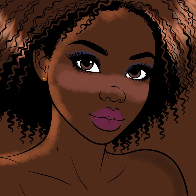 realistic black girl