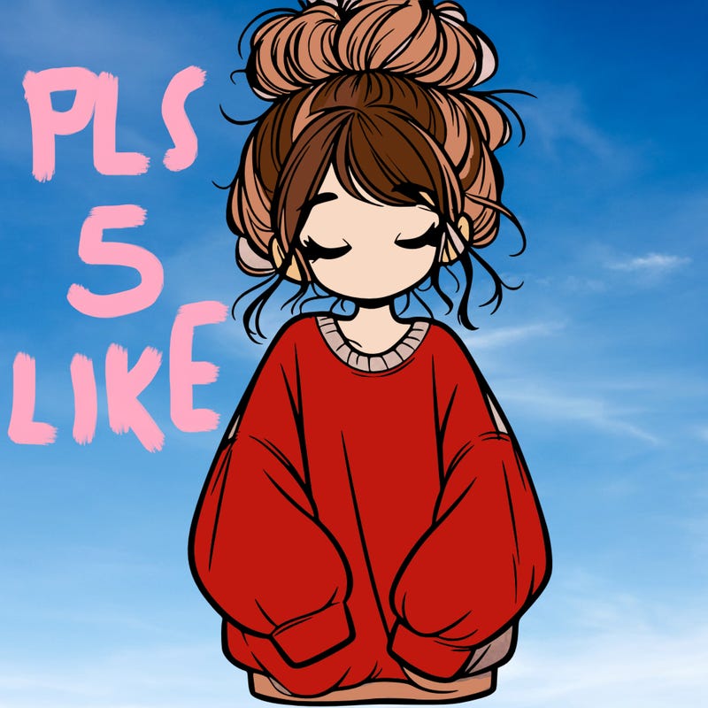 girl with baggy sweatshirt and messy bun