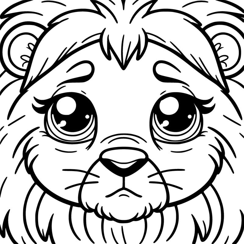 lion eyes emotionless