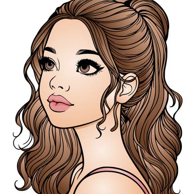 beautiful realistic girl