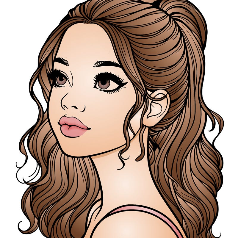 beautiful realistic girl