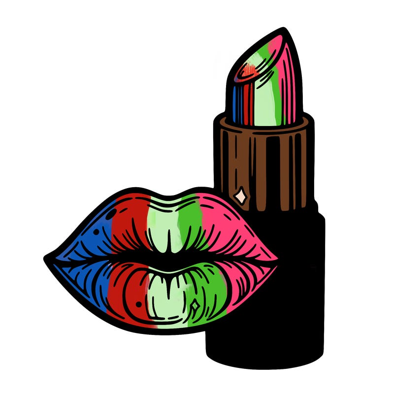 lips and lipstick